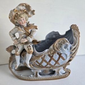 Spill Vase Planter Vase Porcelain Bisque Antique